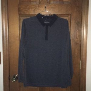 Nike Long Sleeve slim fit dry fit Polo